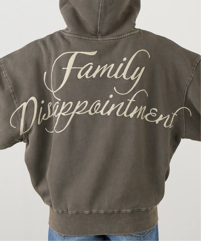 SCULPTOR/スカルプター】Bad Seed Washed Hoodie Zip Up SL00651 3BW  