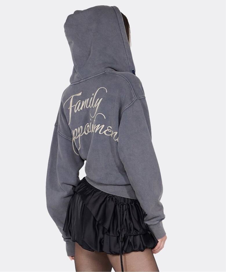 SCULPTOR/スカルプター】Bad Seed Washed Hoodie Zip Up SL00651 3BW 