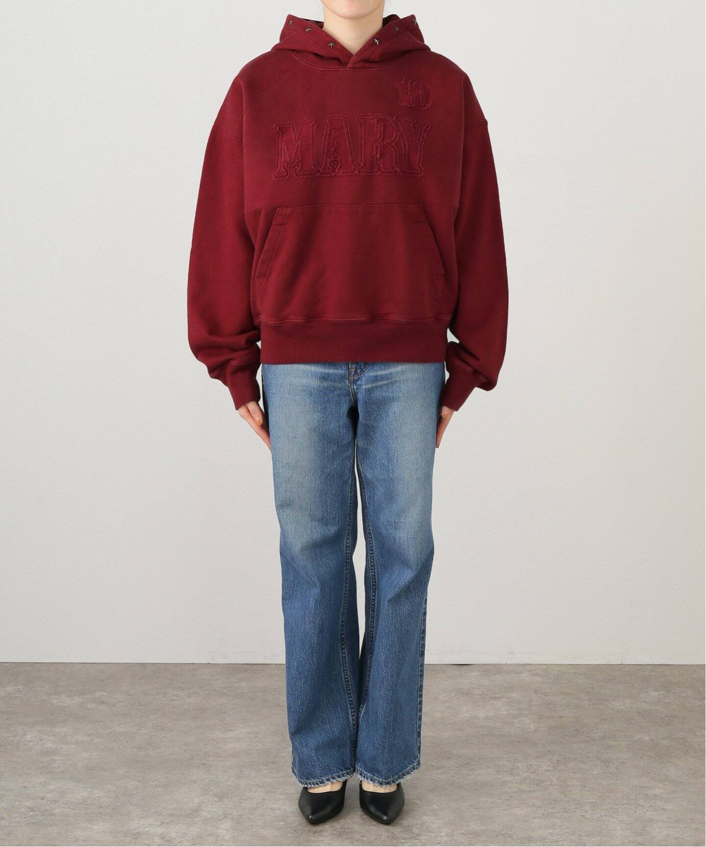 SCULPTOR/スカルプター】 Mary Acid Peel Hoodie SL006476BW（パーカー  