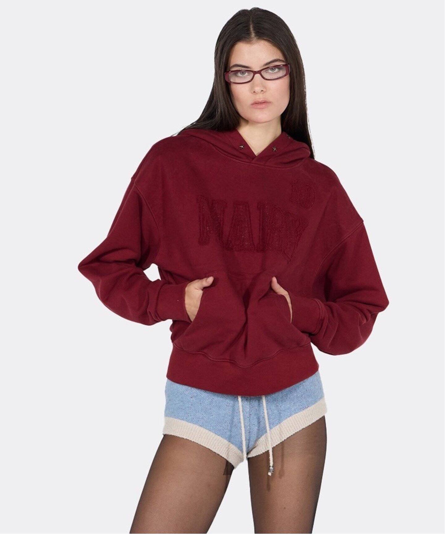 SCULPTOR/スカルプター】 Mary Acid Peel Hoodie SL006476BW（パーカー  