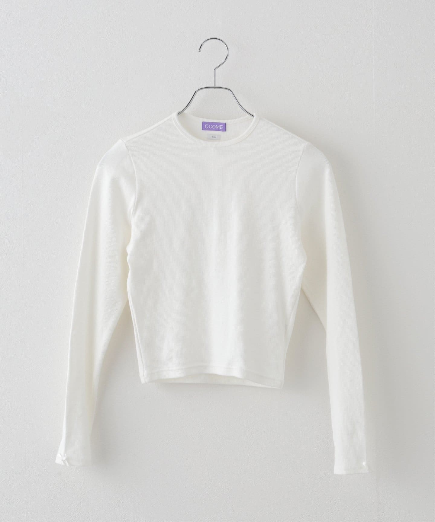 MIKKORONE L/S TEE / WHITE