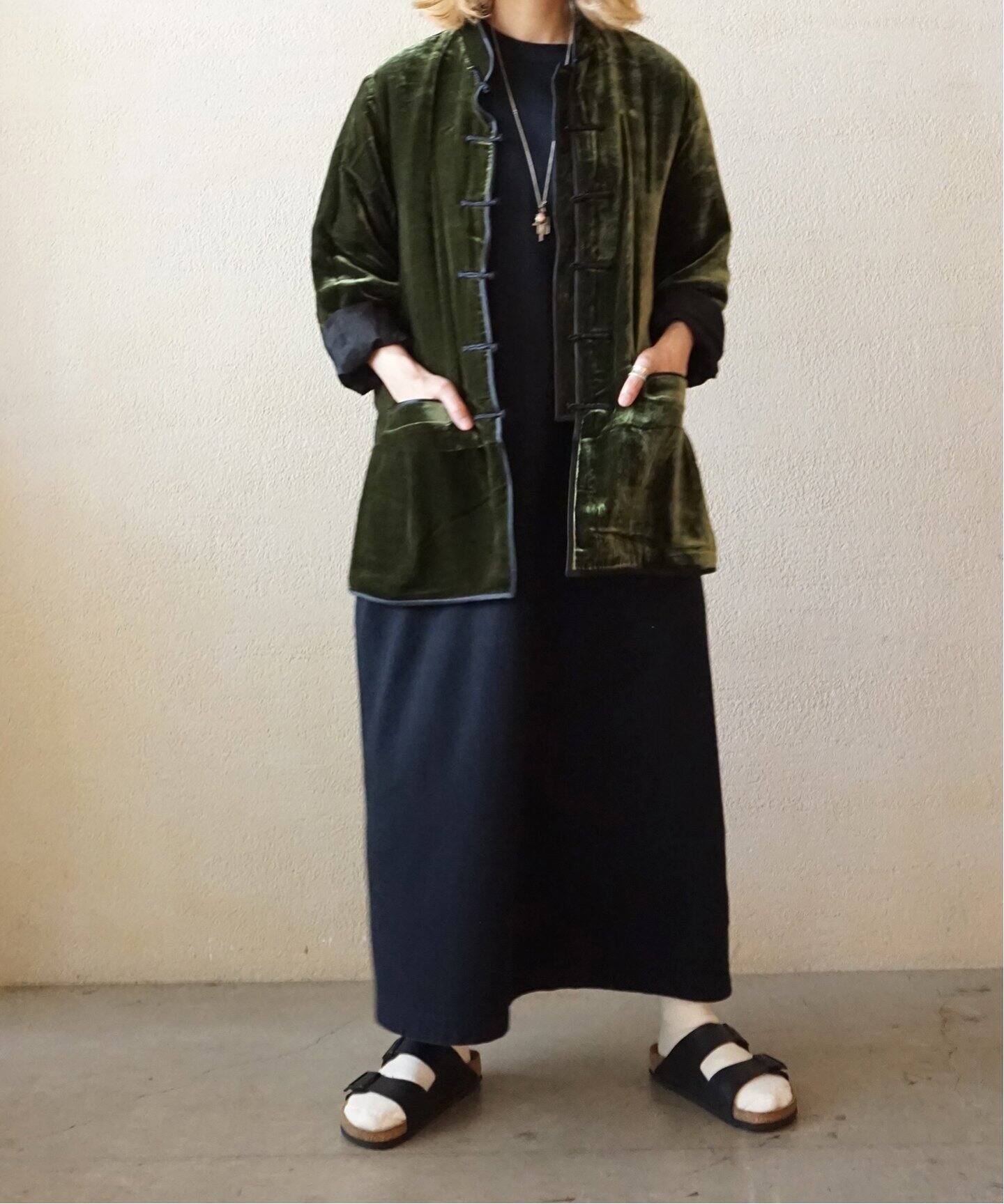 追加》クラシックテンジク スタンダードクルーネックワンピース  