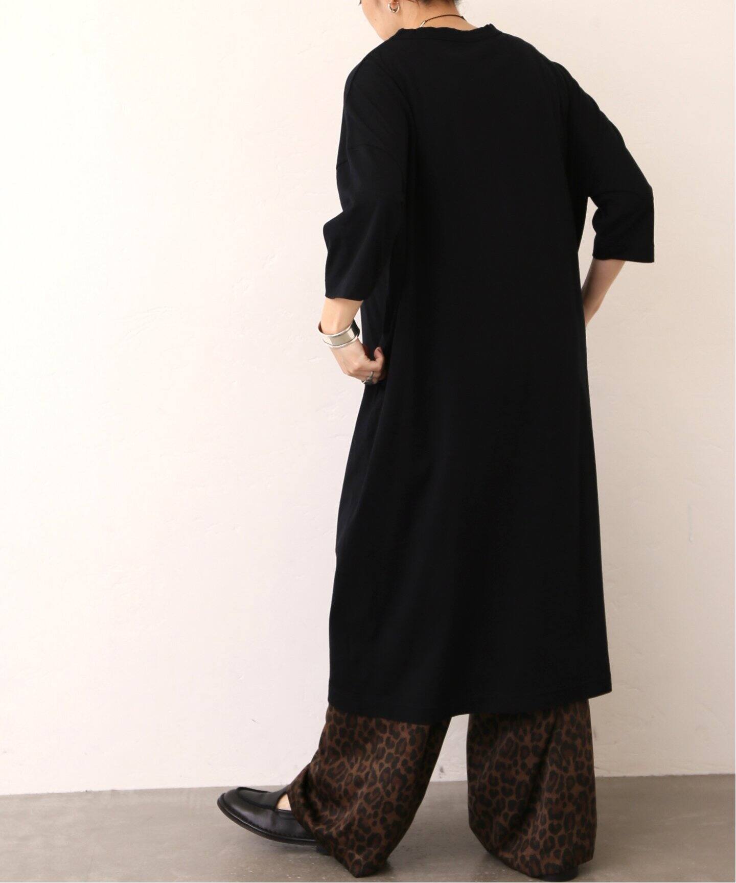 追加》クラシックテンジク スタンダードクルーネックワンピース  