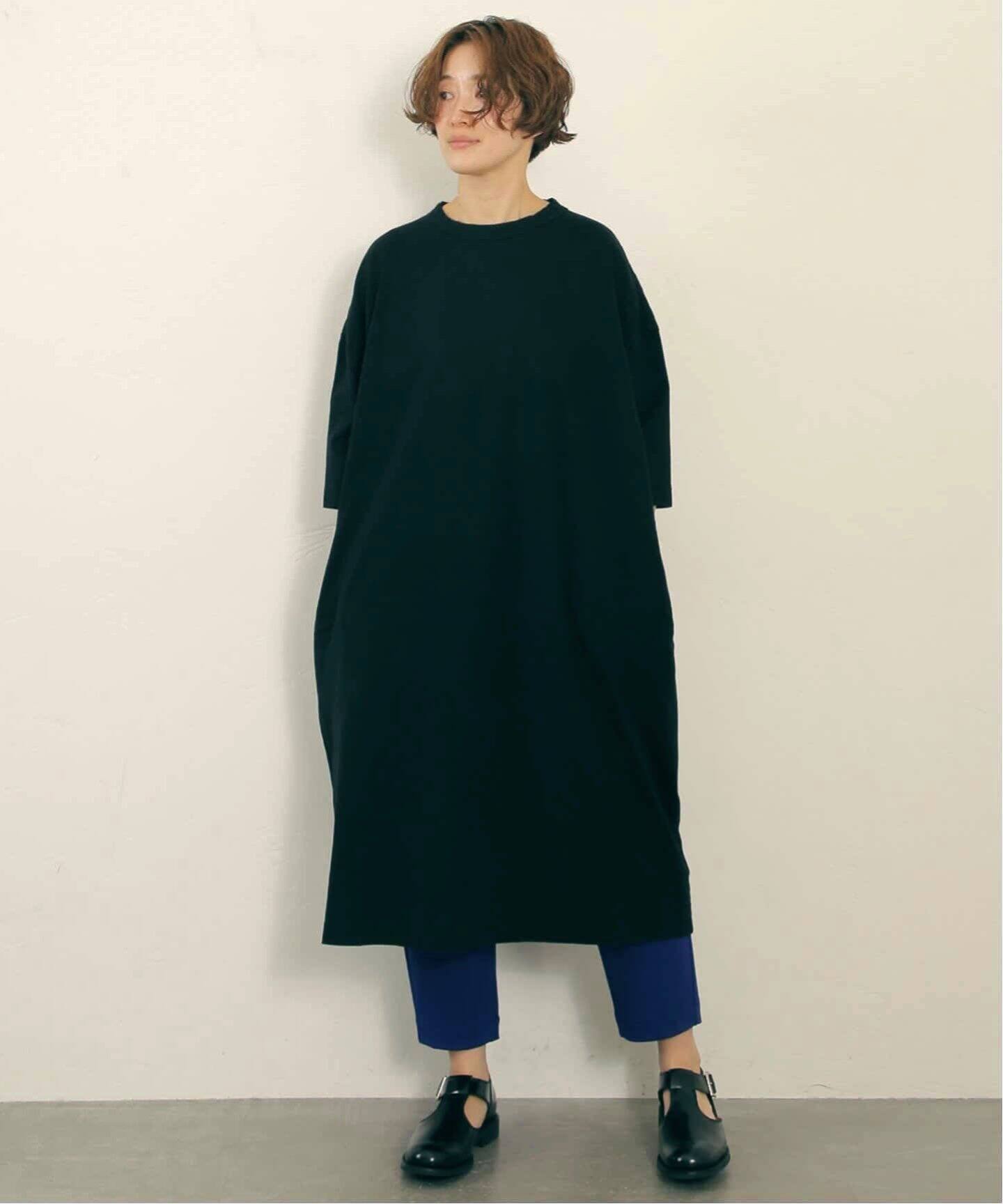 追加2》クラシックテンジク スタンダードクルーネックワンピース  