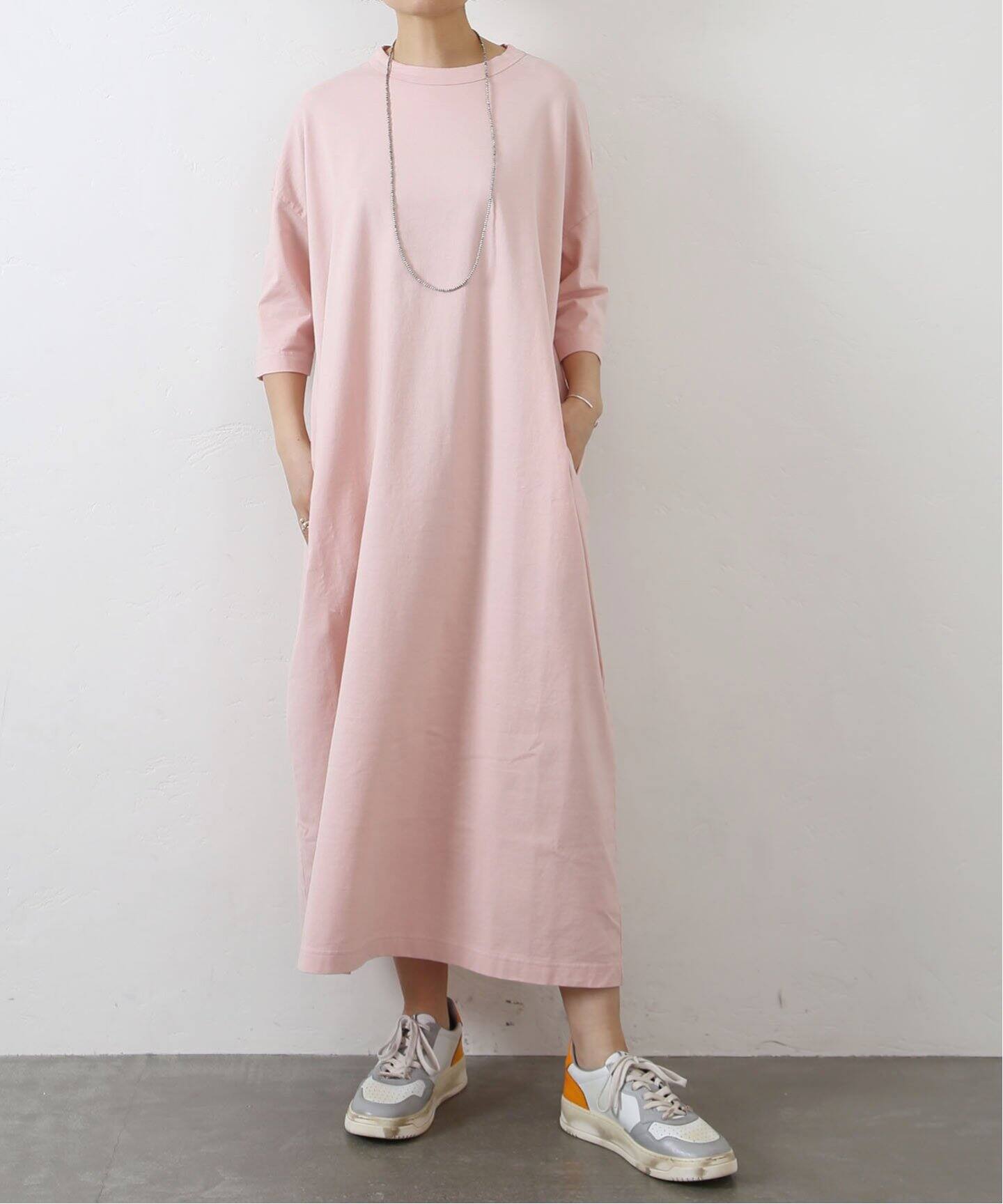 追加2》クラシックテンジク スタンダードクルーネックワンピース  