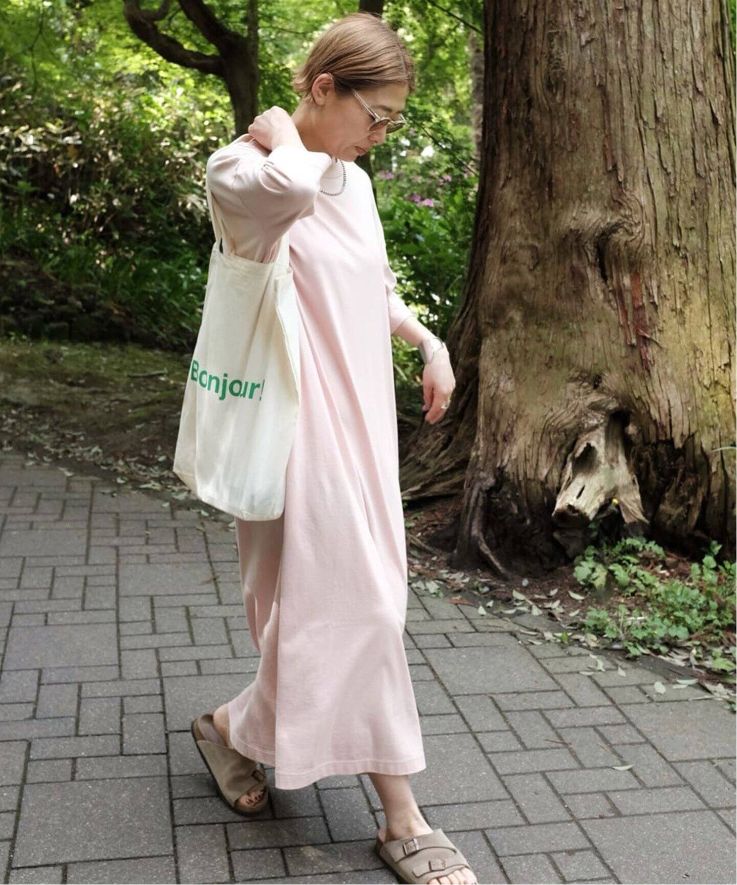 追加2》クラシックテンジク スタンダードクルーネックワンピース  