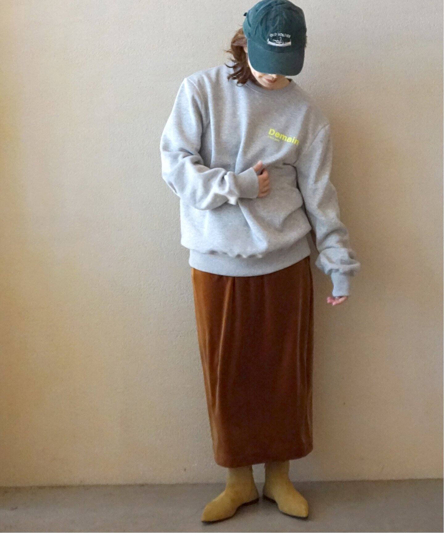 ベロア イージータイトスカート（ロング・マキシ丈スカート）｜journal  