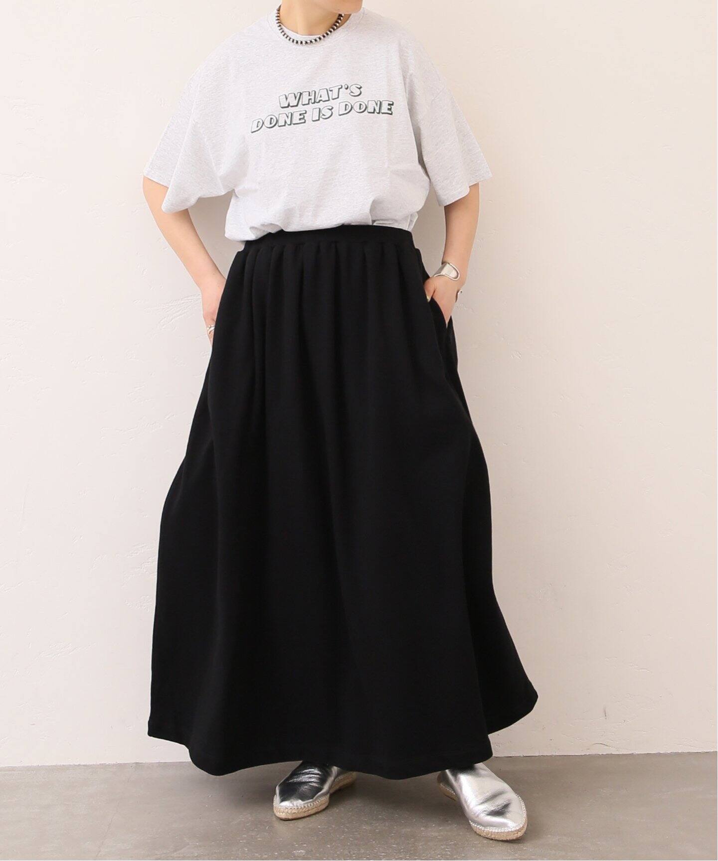 ドライテリースカート（ロング・マキシ丈スカート）｜journal standard  