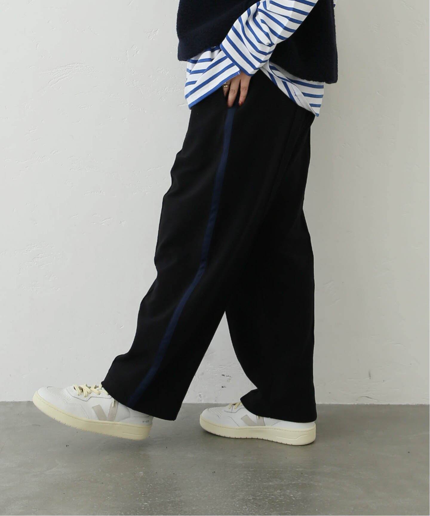 未使用】JOURNAL STANDARD LUXEパイル ラインパンツ 