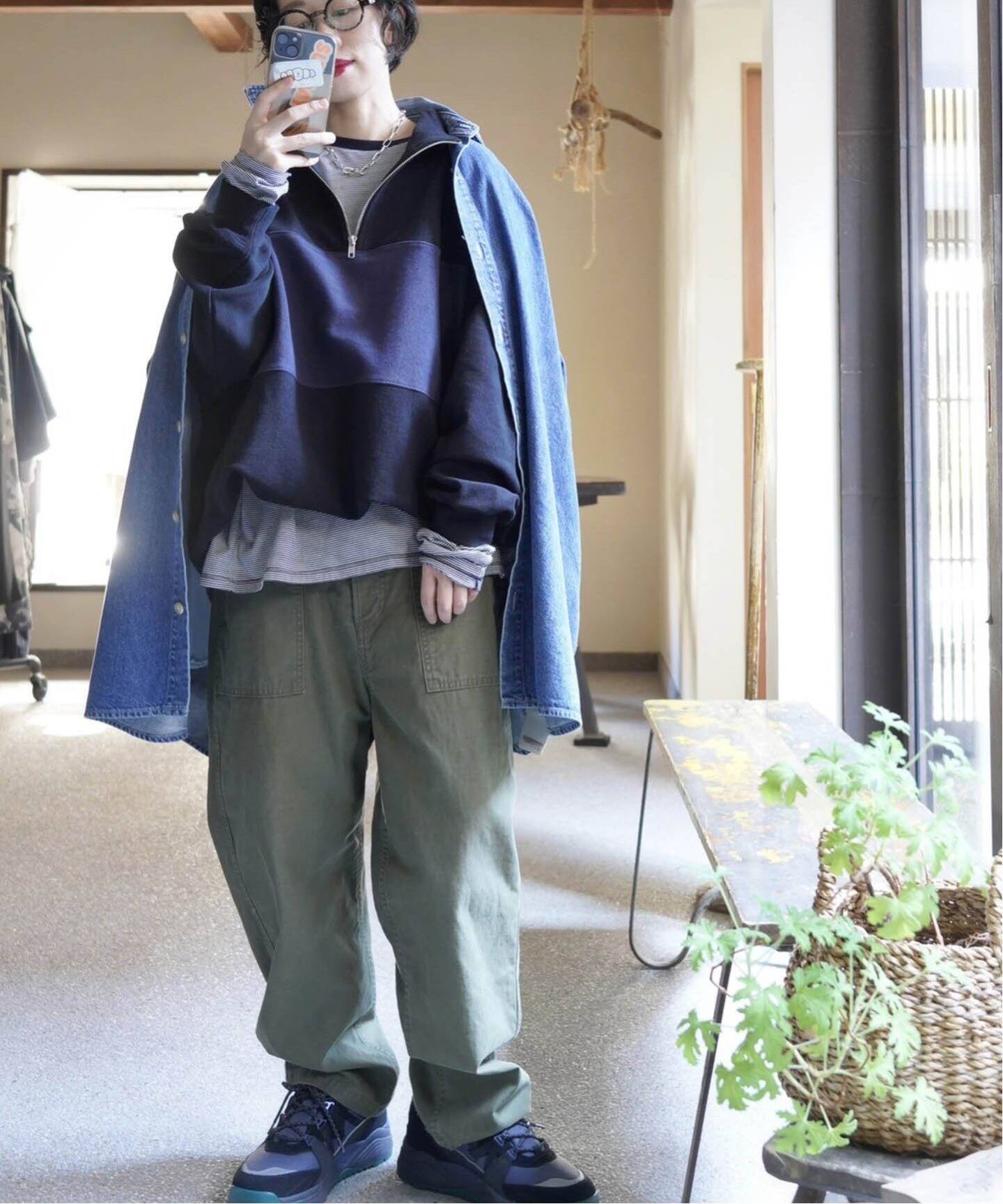 パイル ハーフZipプルオーバー（その他トップス）｜journal standard  