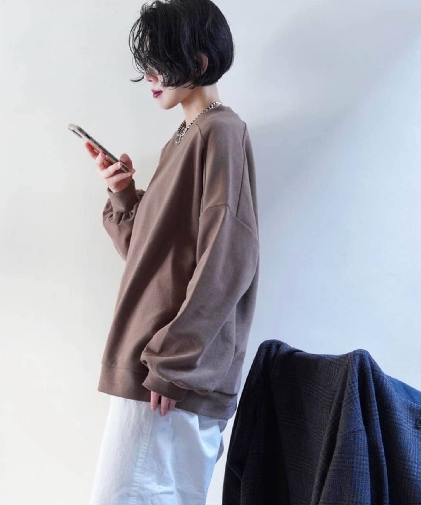 パイル クルーネックプルオーバー（その他トップス）｜journal 