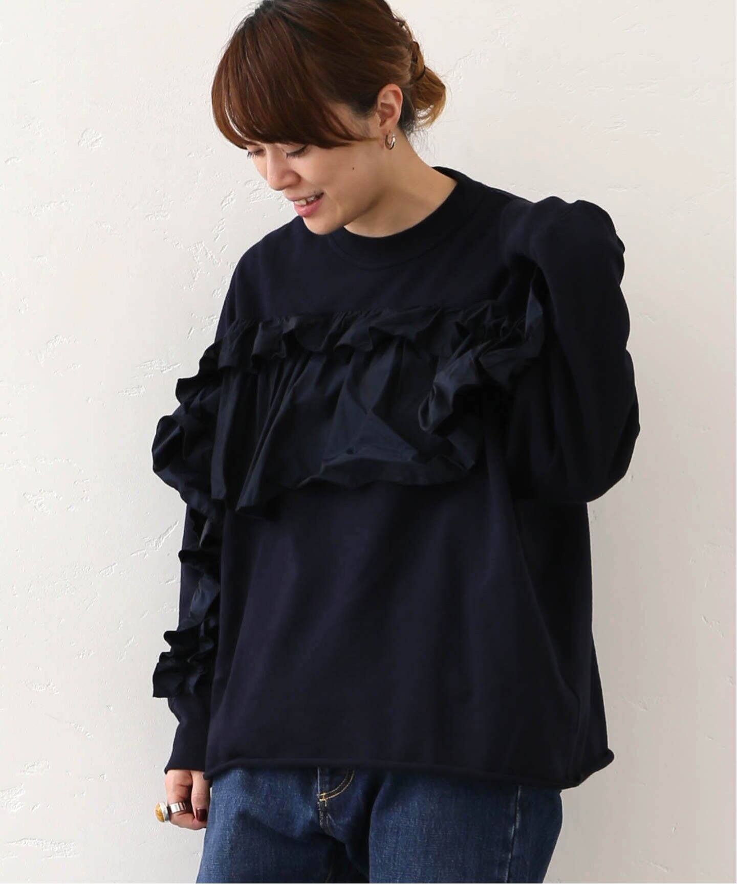 タフタフリルプルオーバー（スウェット）｜journal standard luxe