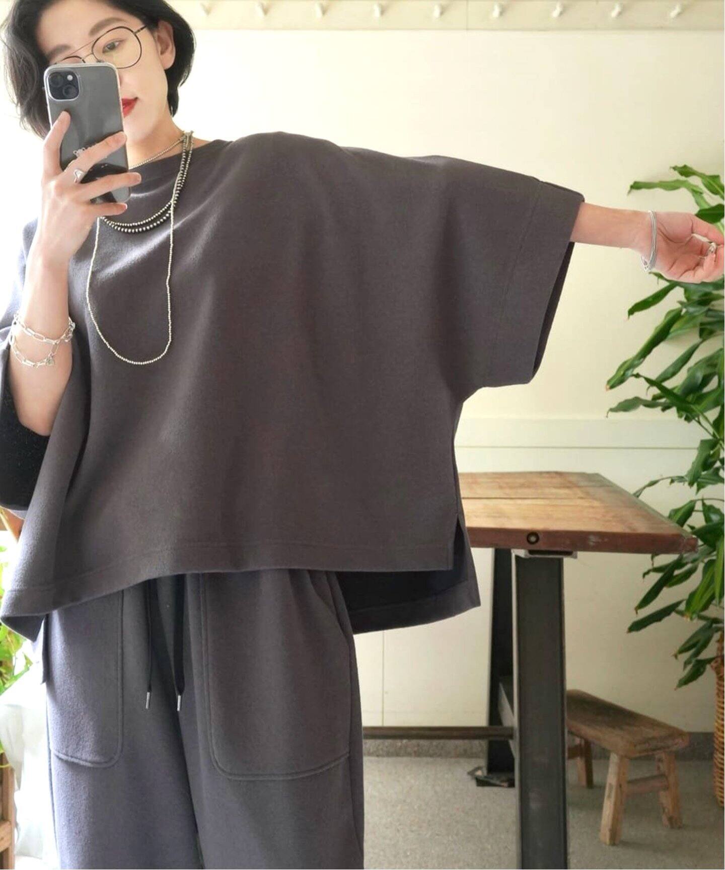 ブークレーダンボール ポンチョT（Tシャツ／カットソー）｜journal 