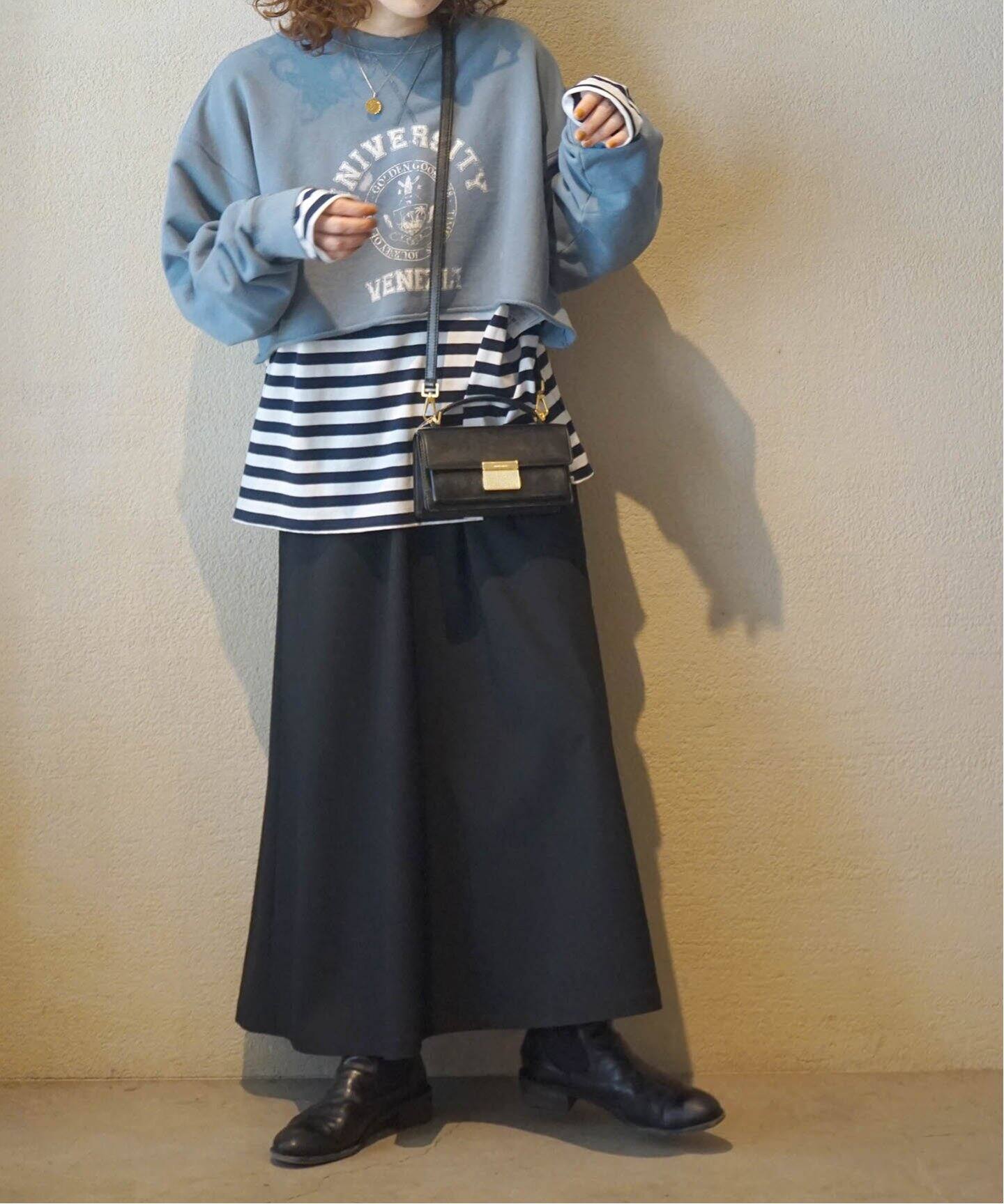 GOLDEN GOOSE/ゴールデングース】JOURNEY WS CROPPED CREW SWE
