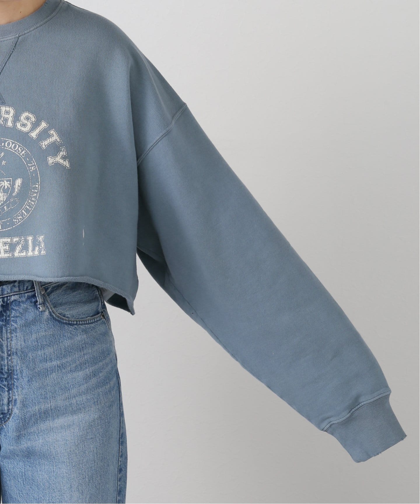 GOLDEN GOOSE/ゴールデングース】JOURNEY WS CROPPED CREW SWE