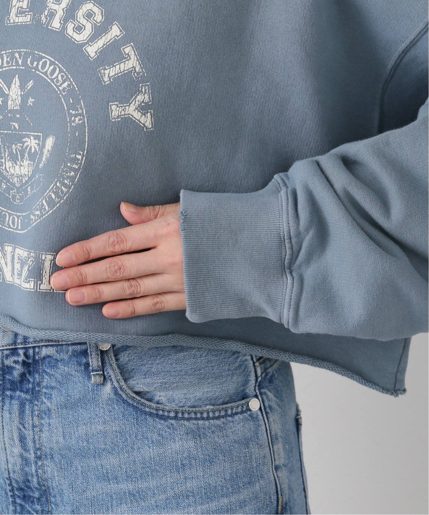 GOLDEN GOOSE/ゴールデングース】JOURNEY WS CROPPED CREW SWE