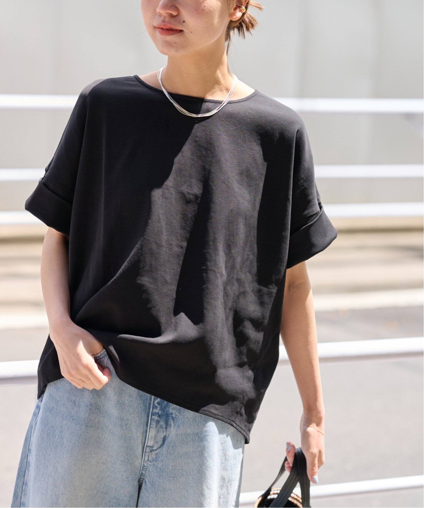 追加3》ADDICTポンチクルーネックタックプルオーバー（Tシャツ