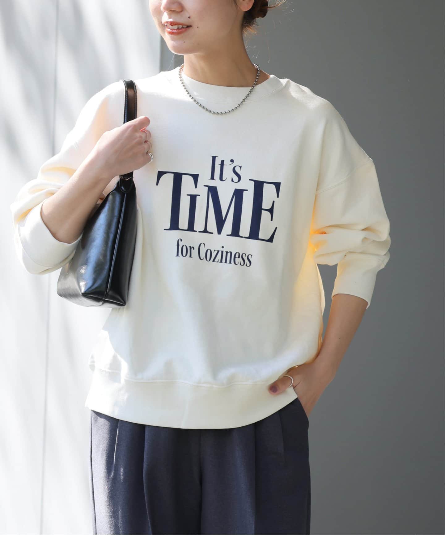 セール【新品タグ付】ジャーナルスタンダードレリュームロゴスウェット It's TIMEロゴスウェット（スウェット）｜JOURNAL STANDARD relume