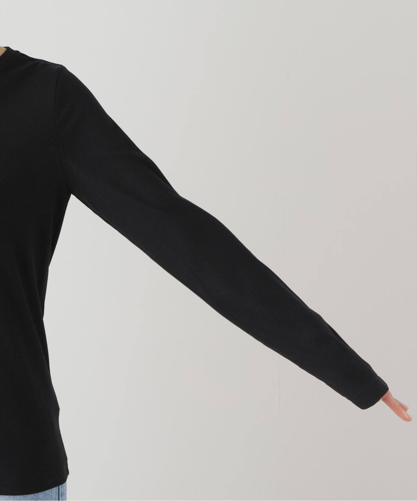 追加》ソフトテレコクルーネックロングTEE（Tシャツ／カットソー