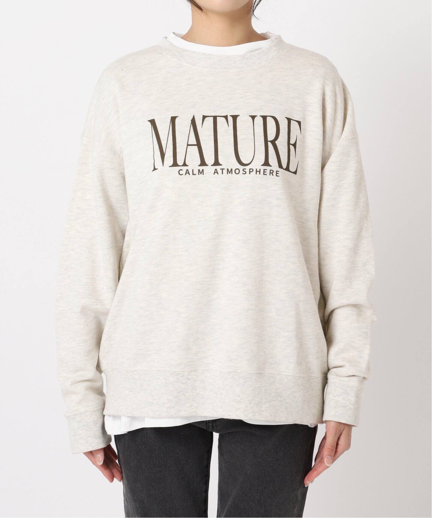 2枚セット》3WAY Tシャツレイヤードスウェット（スウェット）｜JOURNAL 