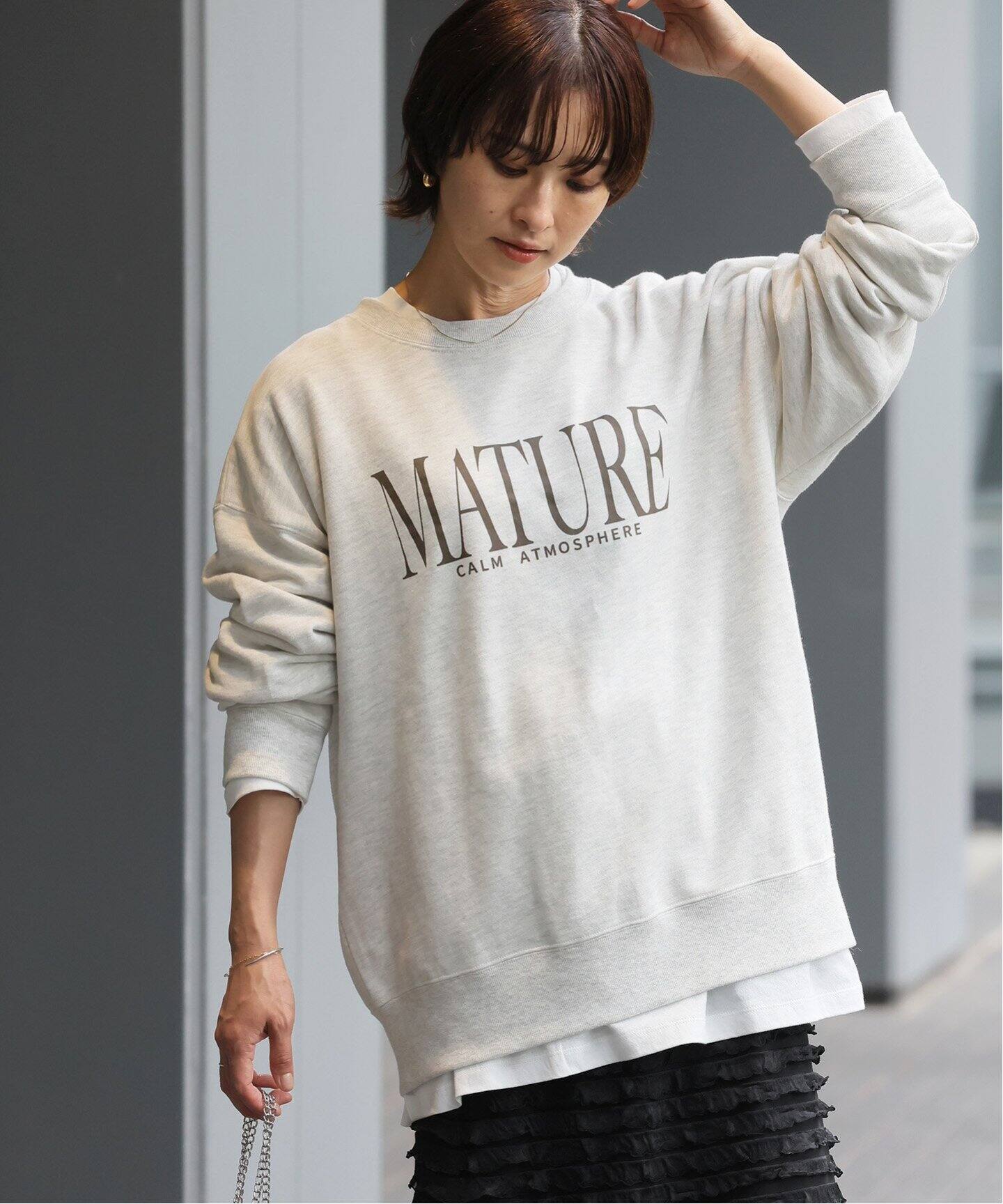 2枚セット》3WAY Tシャツレイヤードスウェット（スウェット）｜JOURNAL 