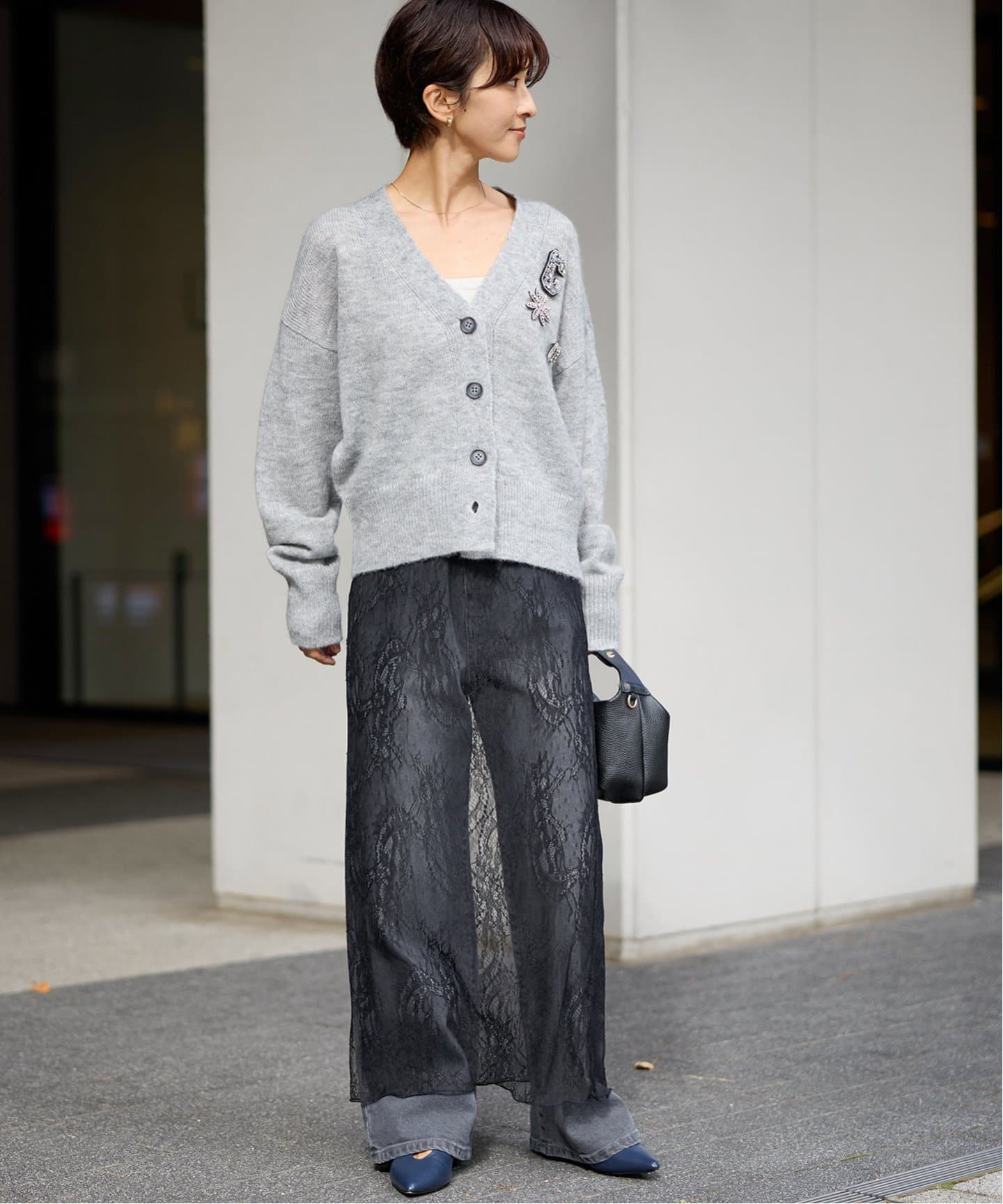 journal standard relume レース　ロングスカート フラワーレースナロースカート（ロング・マキシ丈スカート