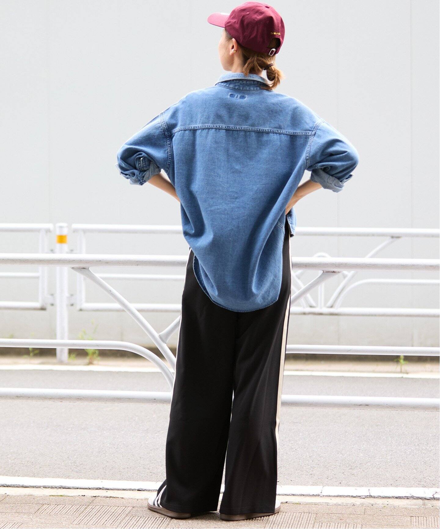 カットジャージサイドラインパンツ（ジャージ／トラックパンツ  