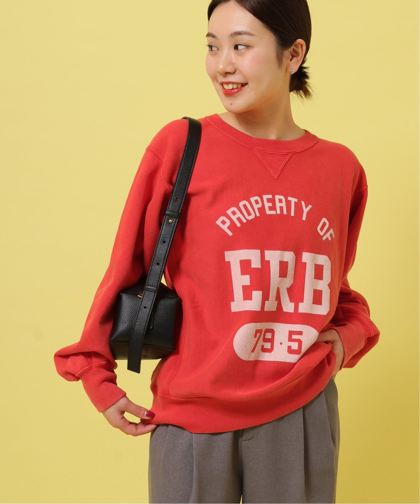 トレーナー スウェット 別注「Champion」*relume RW 10oz French Terry CN：スウェット レディース JOURNAL STANDARD relume｜別注【Champion】*relume RW 10oz