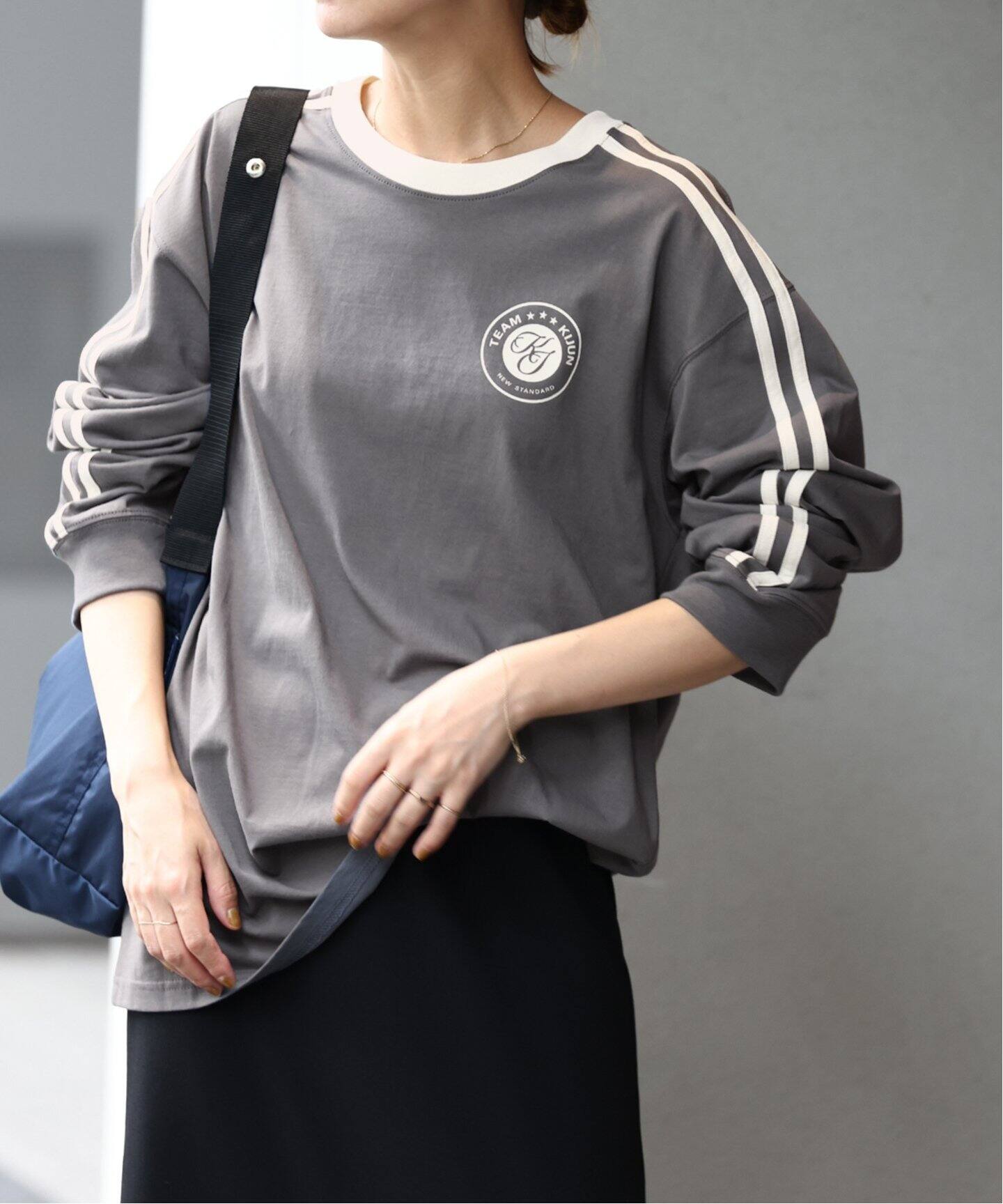 別注【KIJUN/キジュン】*RE Football Long Sleeve T-Shirt：カットソー 