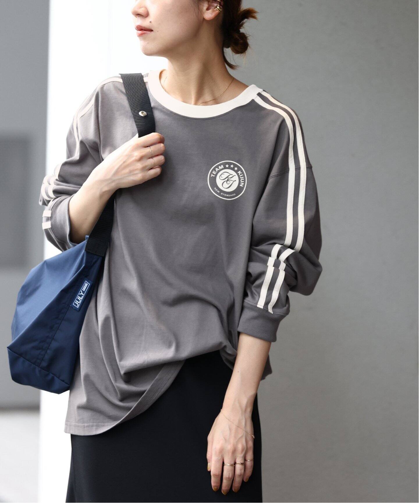 別注【KIJUN/キジュン】*RE Football Long Sleeve T-Shirt：カットソー 