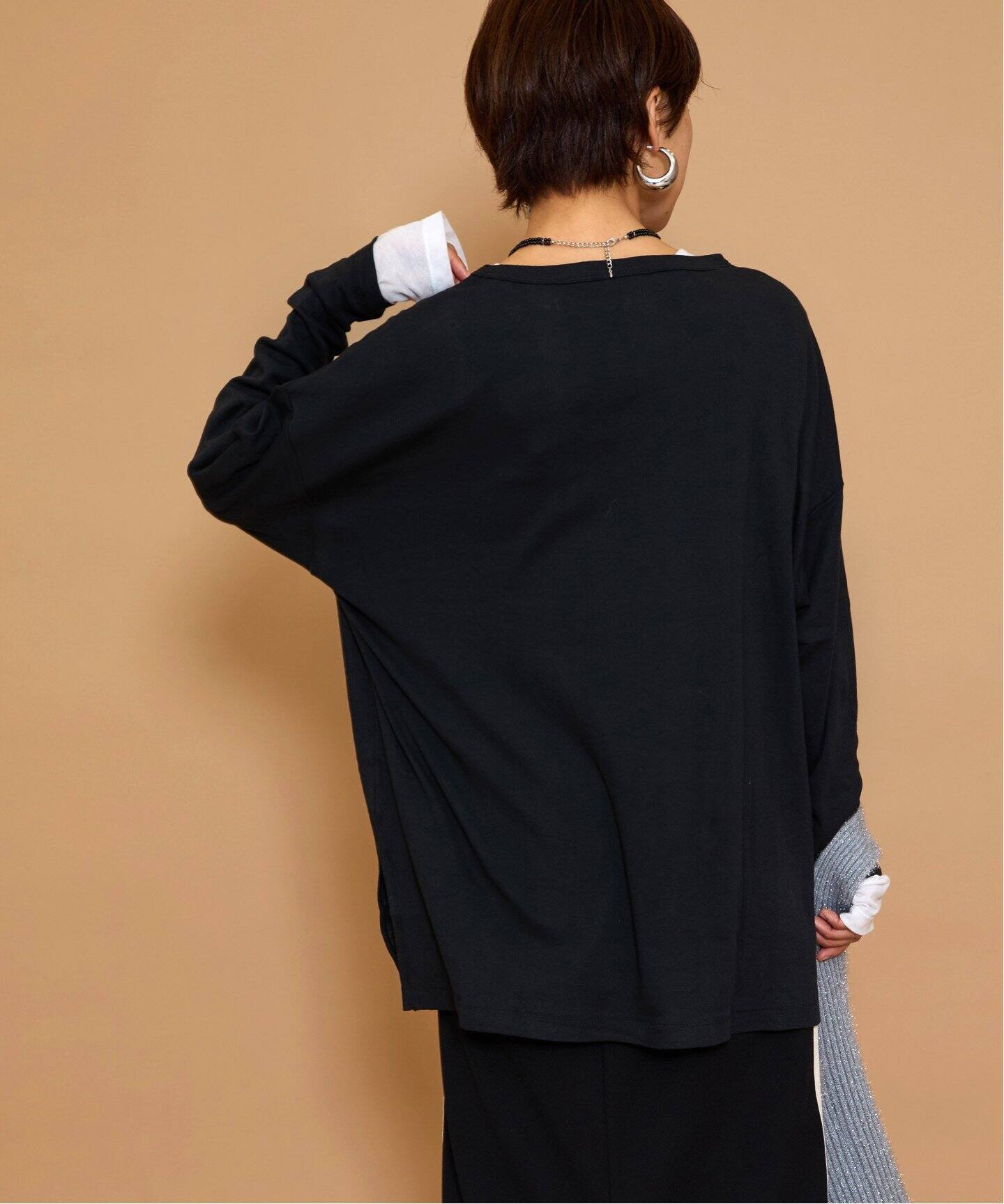 別注【MILLER/ミラー】*RELUME Light Prib L/S：カットソー（T