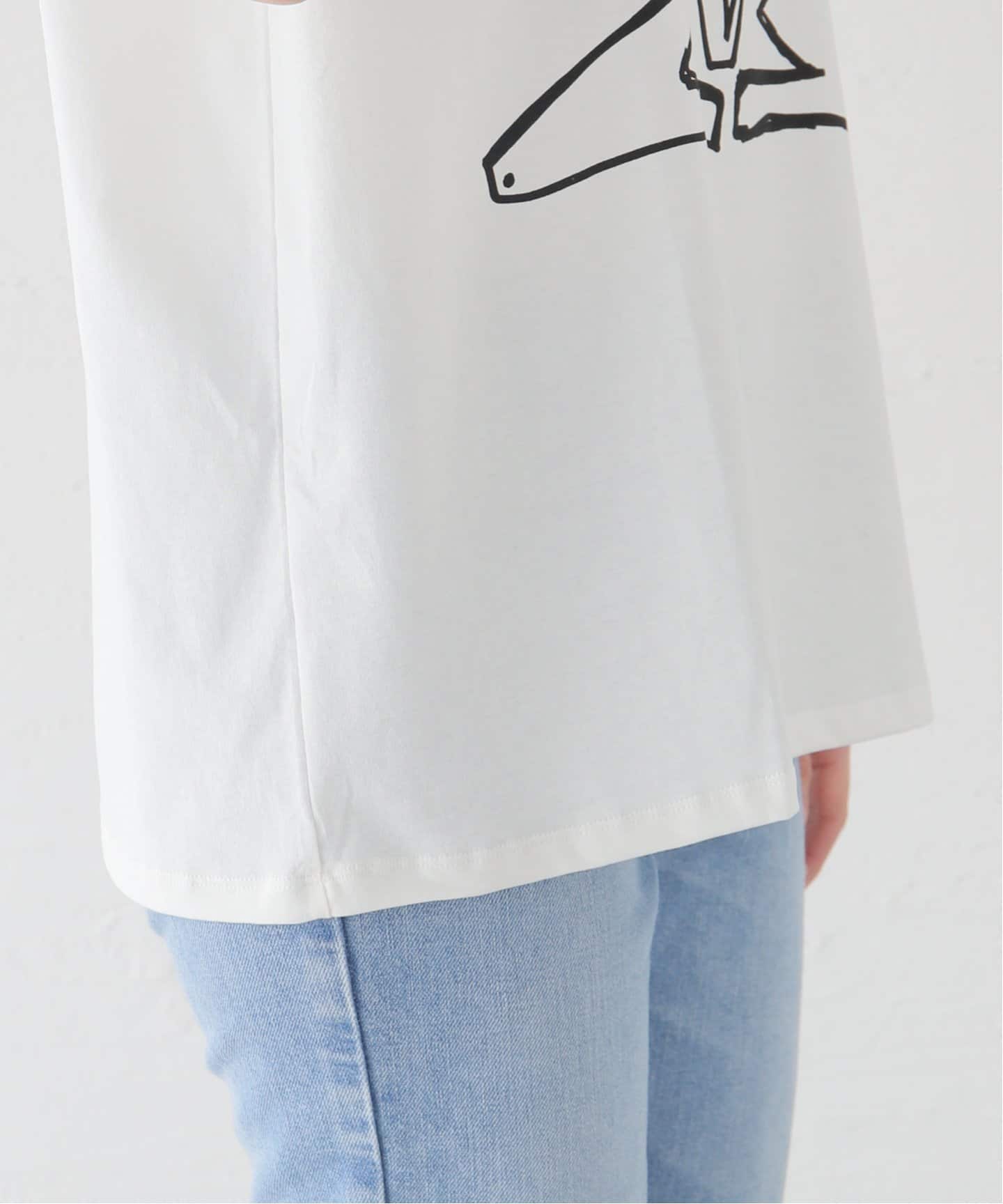 BASERANGE/ベースレンジ】FOX PRINT TEE：カットソー（Tシャツ