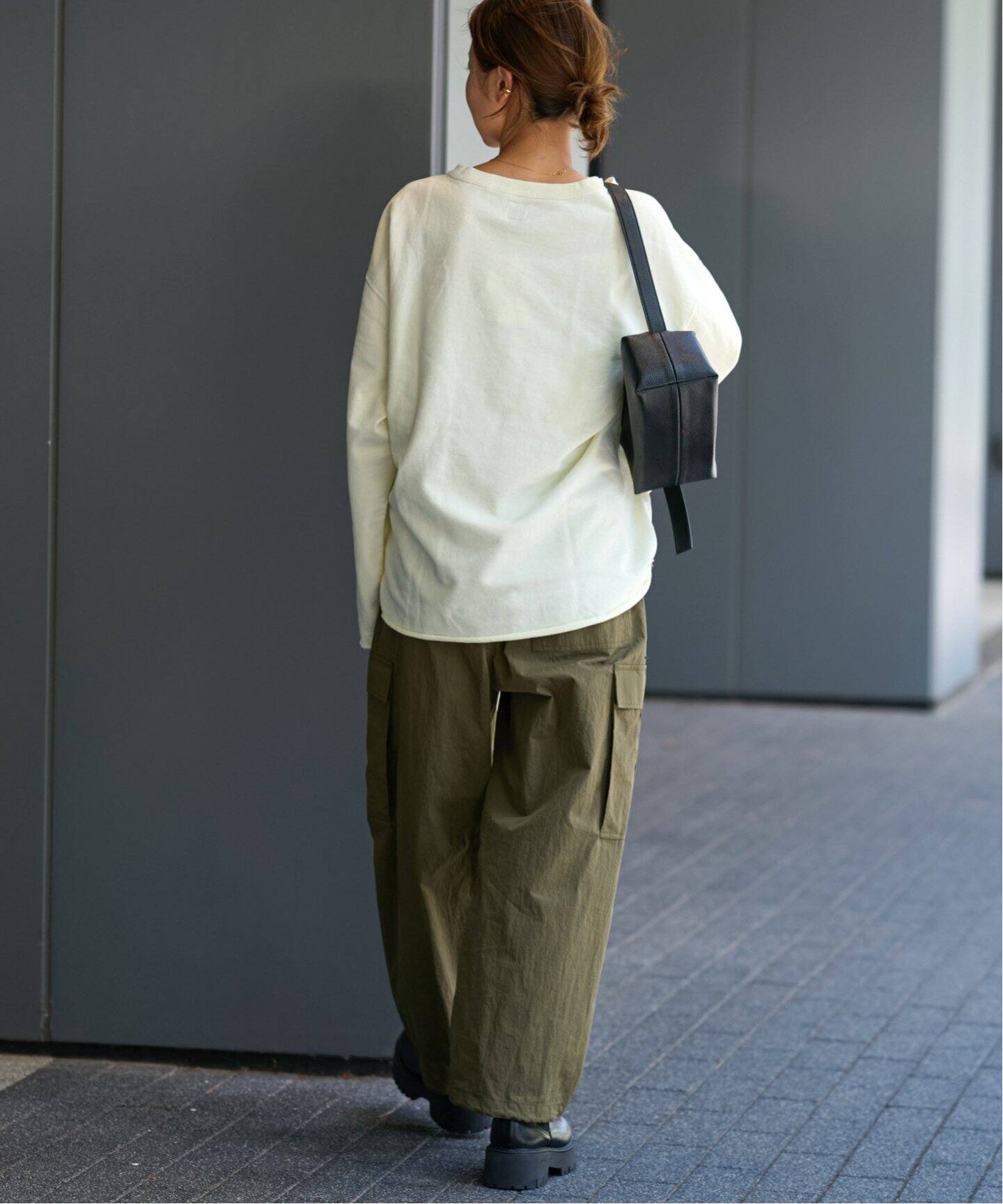 HOLIDAYS COMFORT】USAコットンインレイウラケプルオーバー（T
