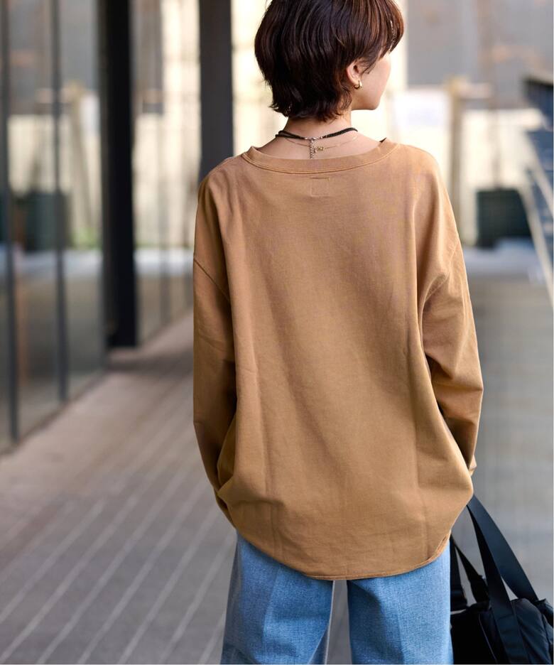 HOLIDAYS COMFORT】USAコットンインレイウラケプルオーバー（Tシャツ 