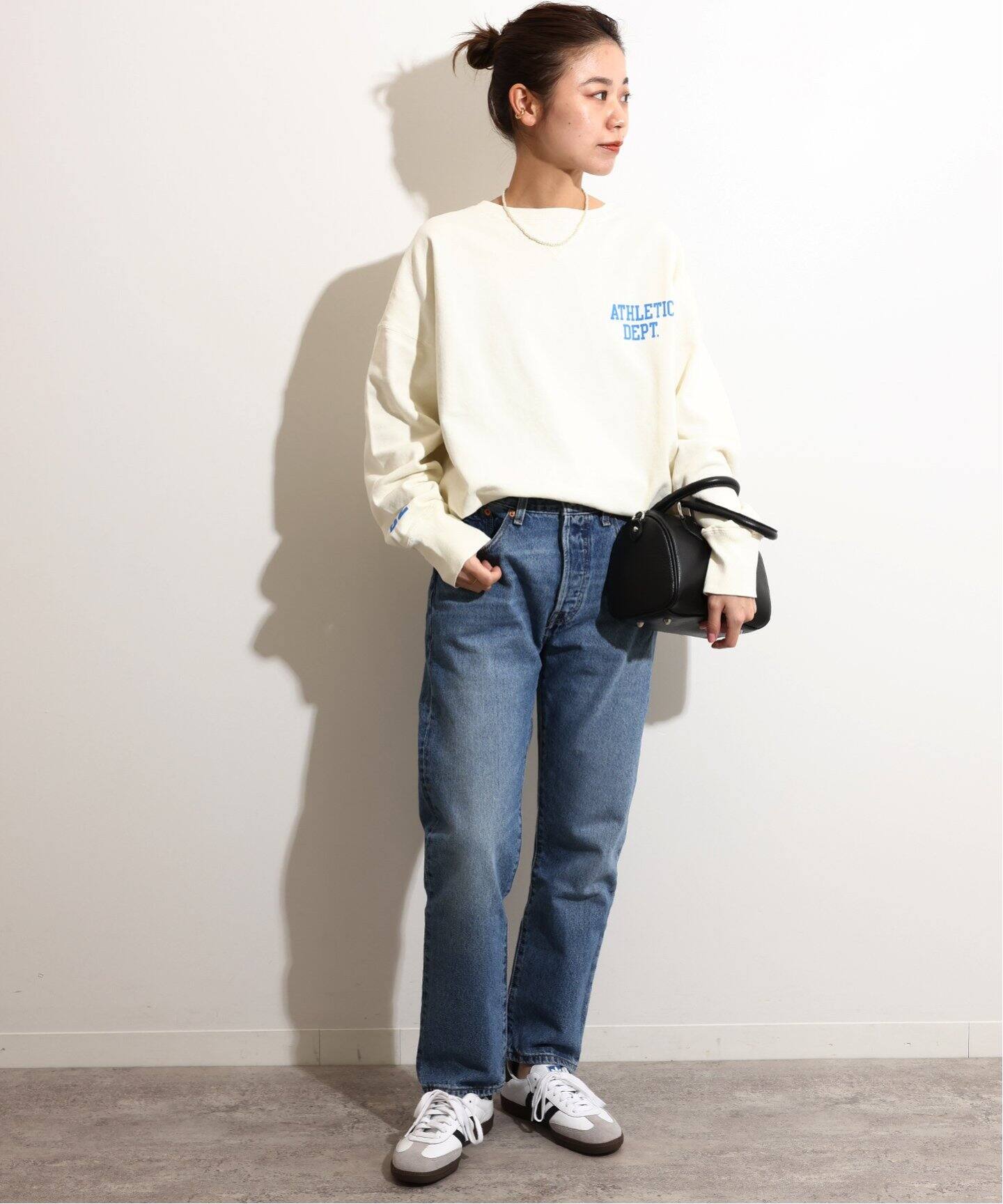 ジャーナルスタンダードレリューム　ビンテージ　カコウ　ロゴスエット HOLIDAYS COMFORT】VINTAGEカコウロゴスウェット（スウェット