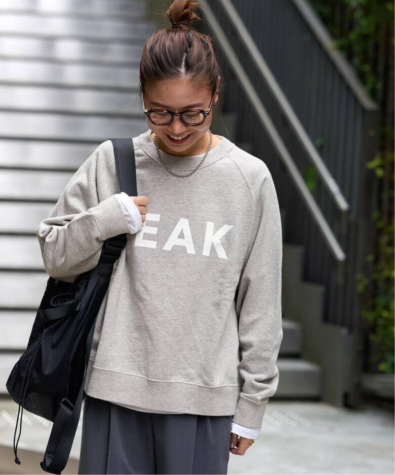 別注【Snow Peak】*REL Recycled Cotton Sweat CN：スウェット 