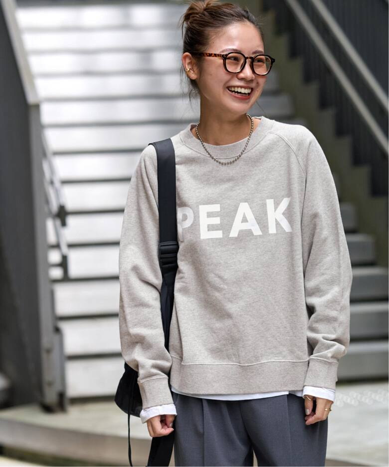 別注【Snow Peak】*REL Recycled Cotton Sweat CN：スウェット 