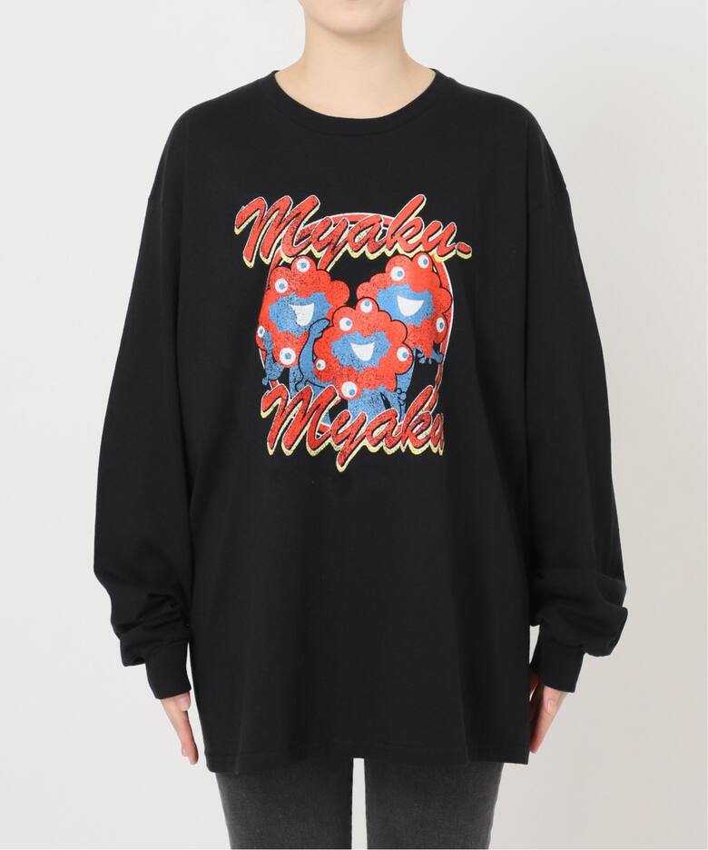 MYAKUMYAKU×relume】別注MOTOR CYCLEロングスリーブTシャツ（Tシャツ 