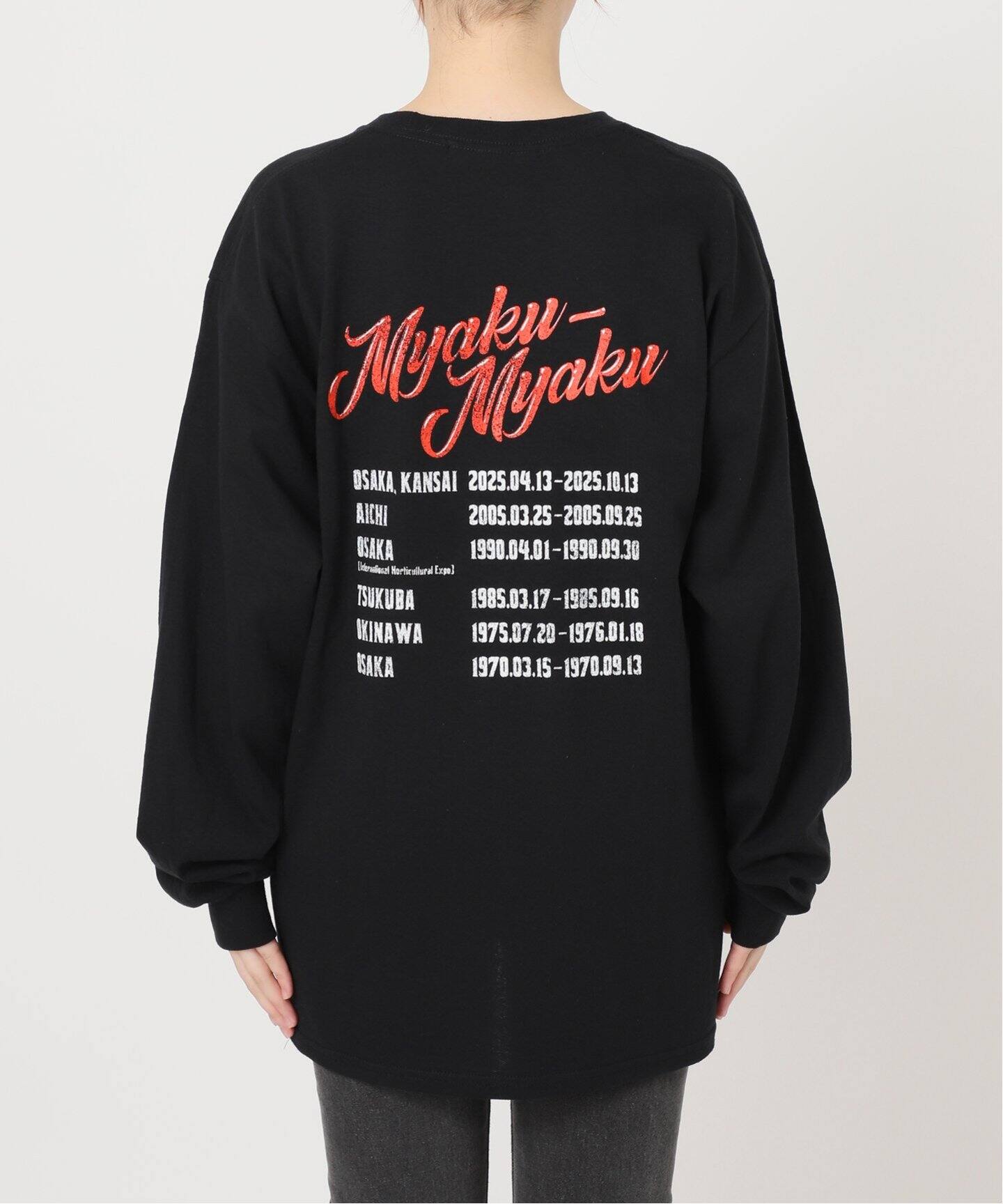 MYAKUMYAKU×relume】別注MOTOR CYCLEロングスリーブTシャツ（Tシャツ 