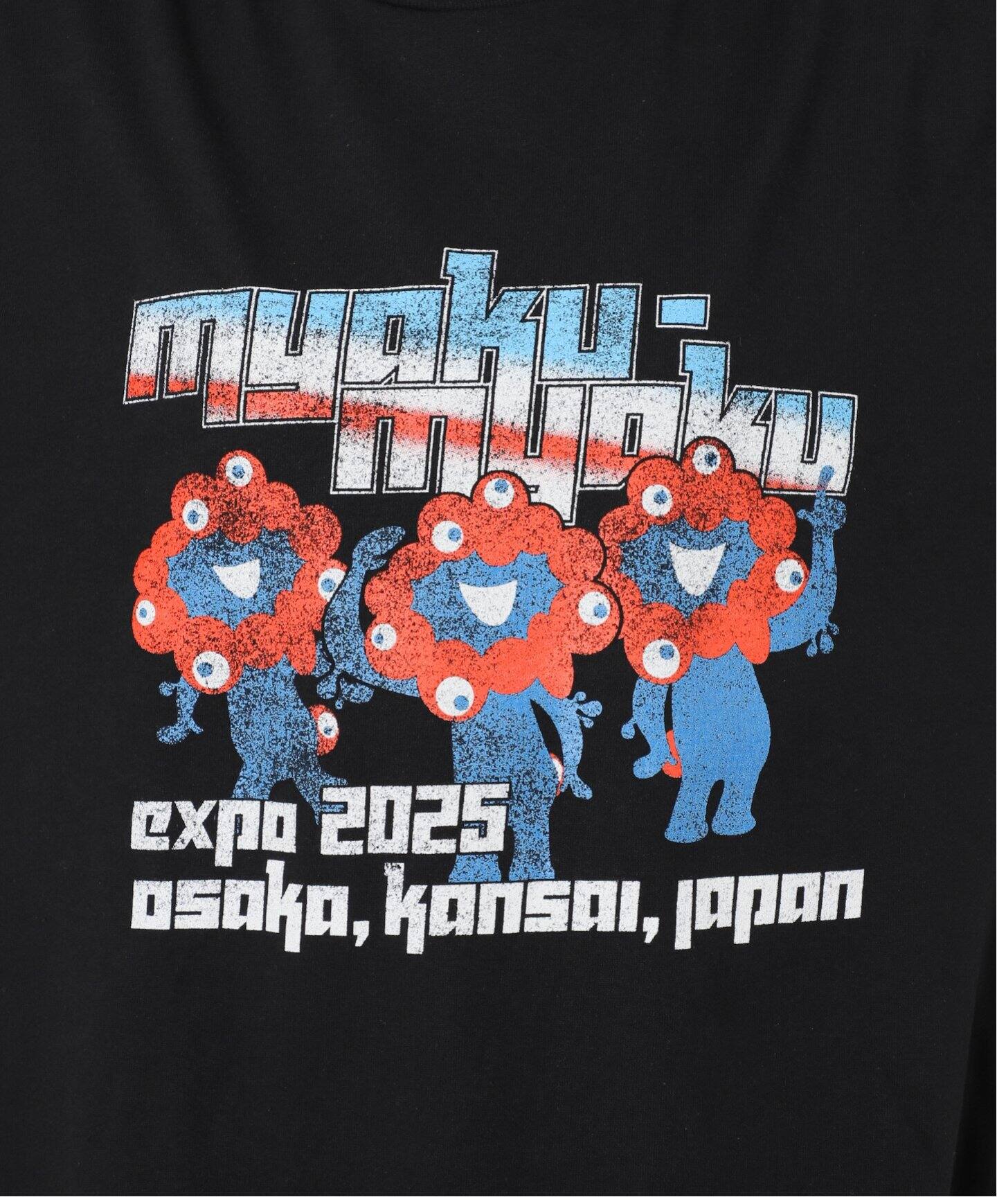 完売品　ミャクミャク×relume 別注　ロングスリーブTシャツ MYAKUMYAKU×relume】別注MOTOR CYCLEロングスリーブTシャツ（T