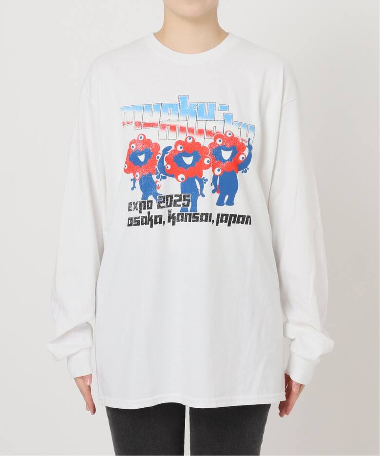 MYAKUMYAKU×relume】別注MOTOR CYCLEロングスリーブTシャツ（Tシャツ 