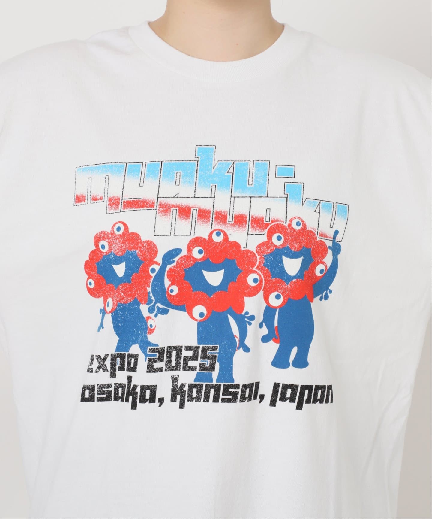 完売品　ミャクミャク×relume 別注　ロングスリーブTシャツ MYAKUMYAKU×relume】別注MOTOR CYCLEロングスリーブTシャツ（T