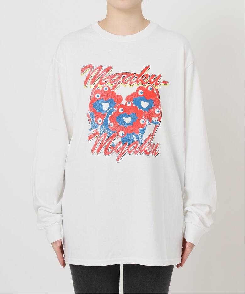 MYAKUMYAKU×relume】別注MOTOR CYCLEロングスリーブTシャツ（Tシャツ  