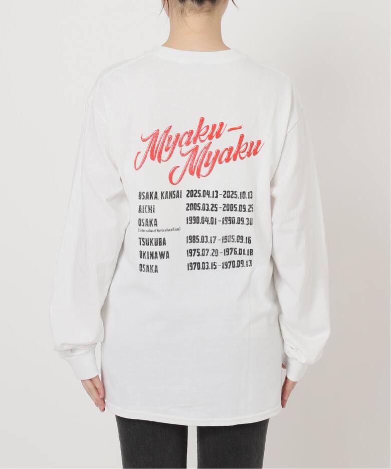 MYAKUMYAKU×relume】別注MOTOR CYCLEロングスリーブTシャツ（Tシャツ 