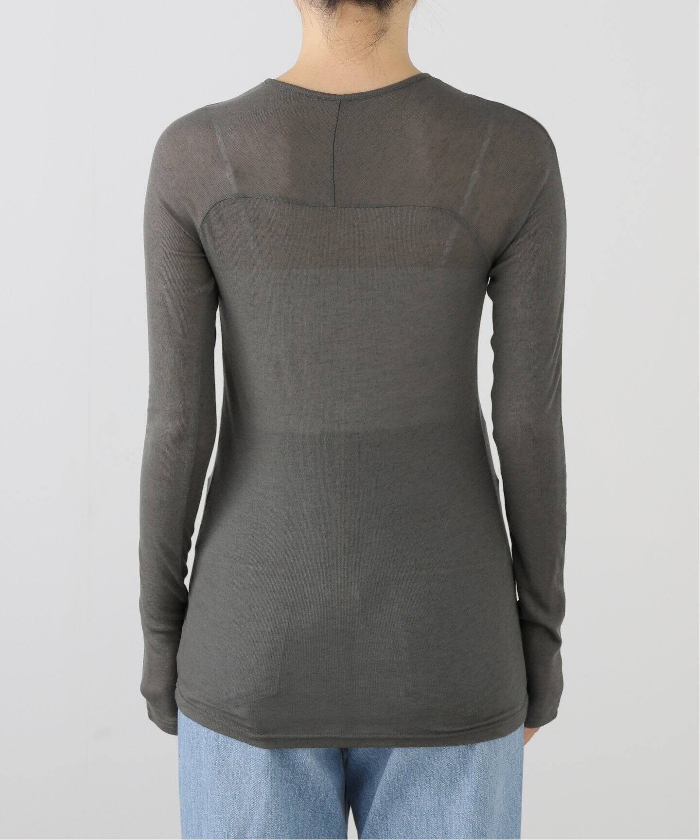 TODAYFUL / トゥデイフル】 Layered Sheer Long T-shirts:カットソー 