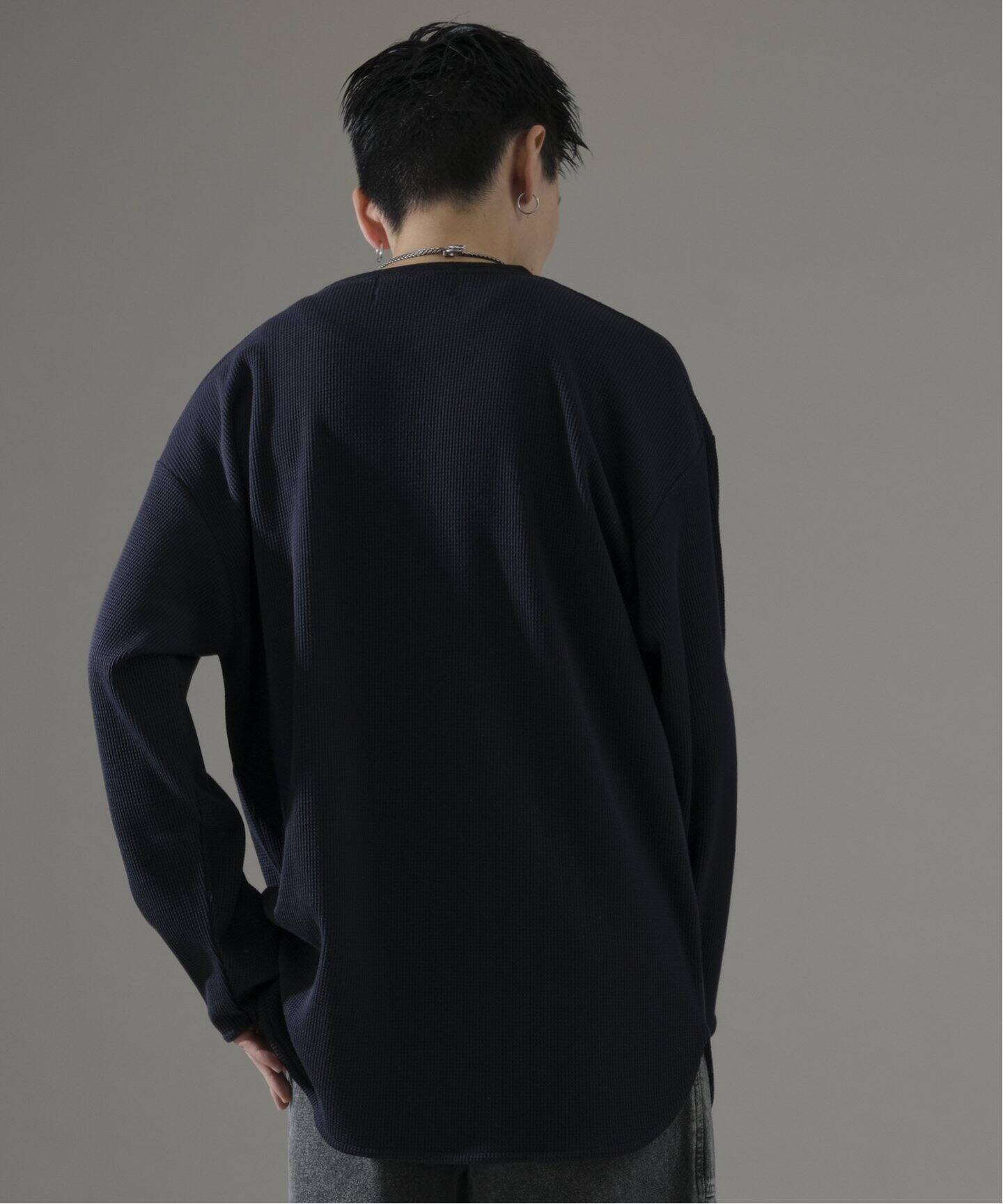 レイヤードサーマルロングスリーブTシャツ（Tシャツ／カットソー