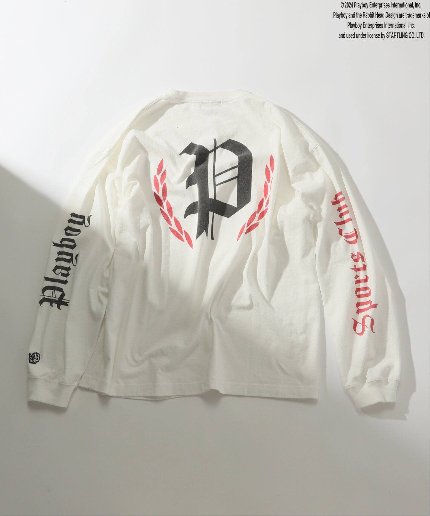 PLAYBOY / プレイボーイ】別注 P.B Sports Club ロングスリーブT（T 