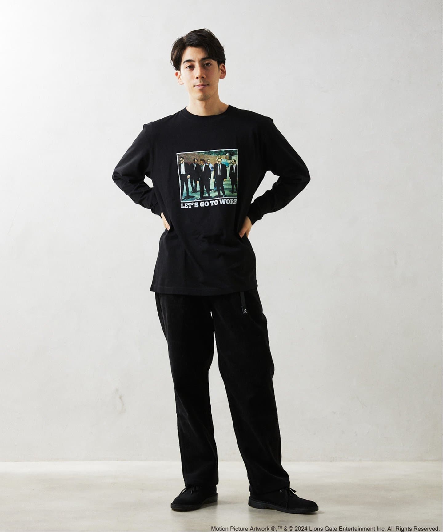 RESERVOIR DOGS 別注 ムービープリントロングスリーブT（Tシャツ