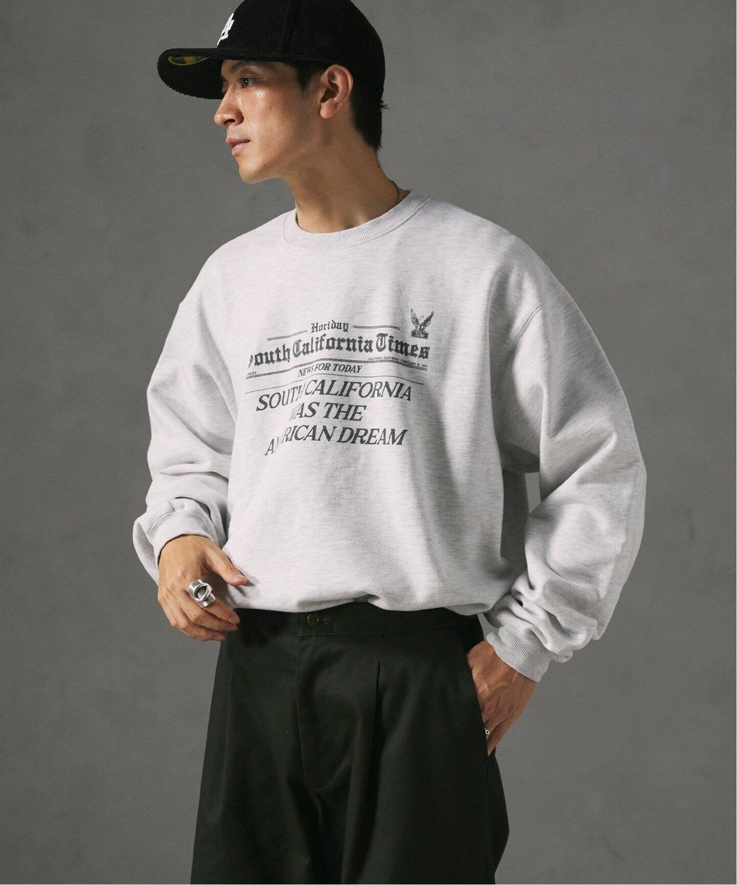 NATION BRANKS ”South California Times” プリントスウェット