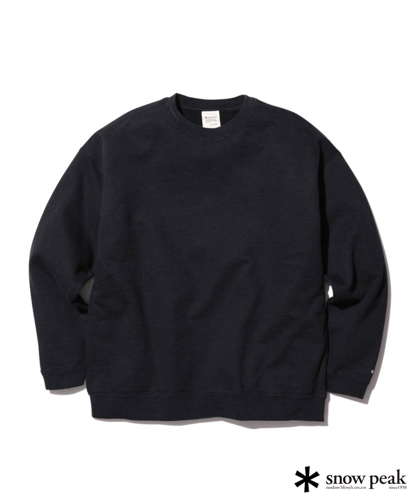SNOWPEAK / スノーピーク】 Recycled Cotton クルーネックスウェット 
